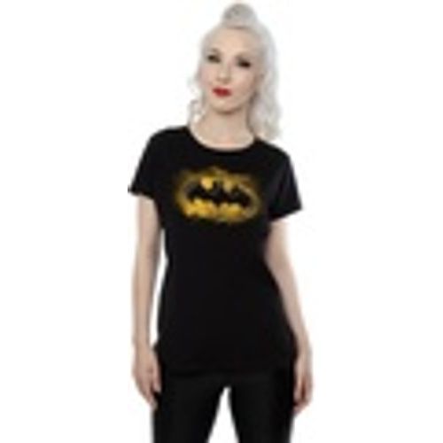 T-shirts a maniche lunghe Batman Spray Logo - Dc Comics - Modalova