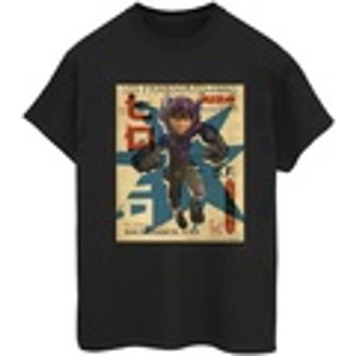 T-shirts a maniche lunghe Big Hero 6 Baymax Hiro Newspaper - Disney - Modalova