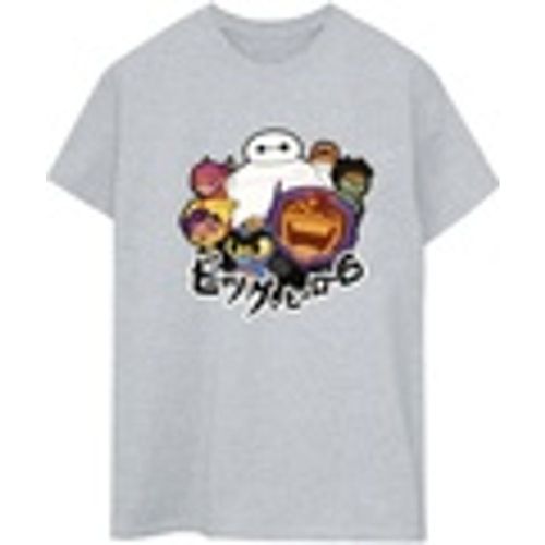 T-shirts a maniche lunghe Big Hero 6 Baymax Group Manga - Disney - Modalova