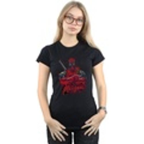 T-shirts a maniche lunghe Deadpool Pose Splat - Marvel - Modalova