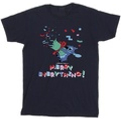 T-shirts a maniche lunghe Lilo And Stitch Stitch Merry Everything - Disney - Modalova