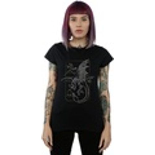 T-shirts a maniche lunghe Dragon Line Art - Harry Potter - Modalova