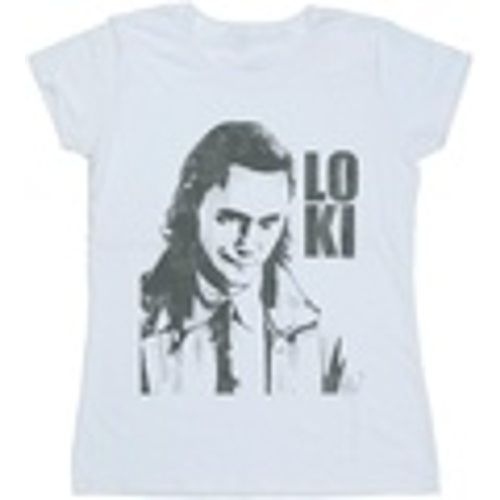 T-shirts a maniche lunghe Loki Head Poster - Marvel - Modalova