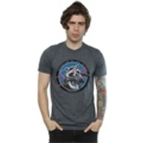 T-shirts a maniche lunghe Guardians Of The Galaxy Rocket Emblem - Marvel - Modalova
