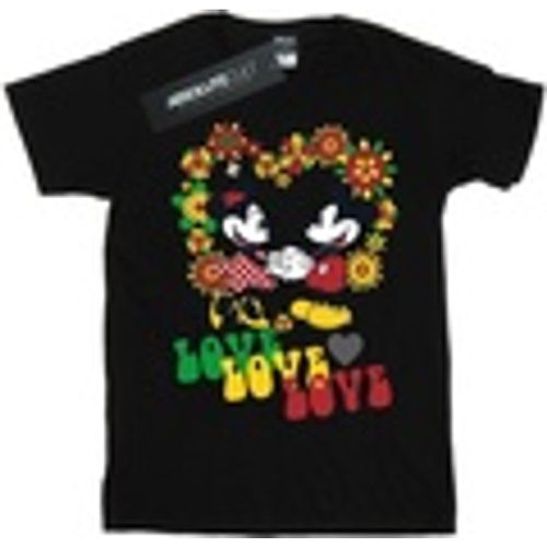 T-shirts a maniche lunghe Mickey And Minnie Mouse Hippie Love - Disney - Modalova