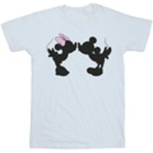 T-shirts a maniche lunghe Mickey Minnie Kiss Silhouette - Disney - Modalova