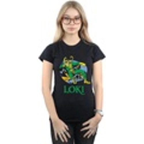 T-shirts a maniche lunghe Loki Throne - Marvel - Modalova