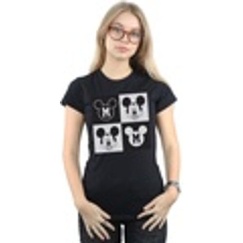 T-shirts a maniche lunghe Mickey Mouse Smiling Squares - Disney - Modalova
