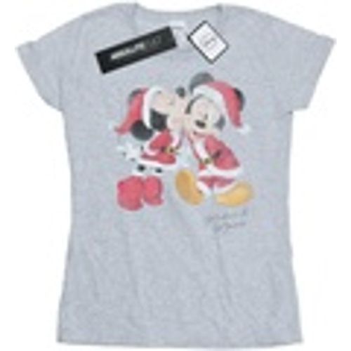 T-shirts a maniche lunghe Mickey And Minnie Christmas Kiss - Disney - Modalova