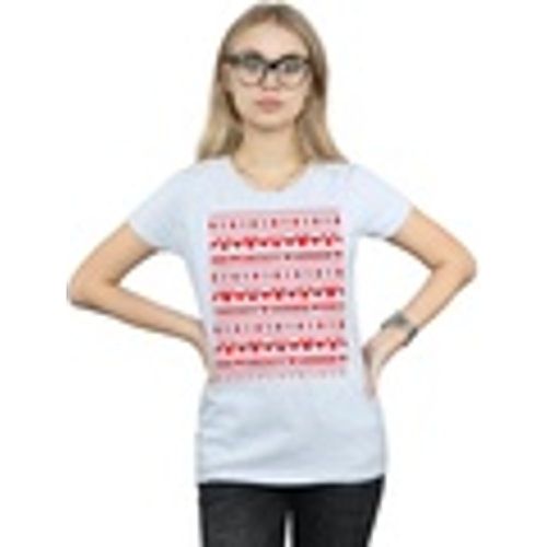 T-shirts a maniche lunghe Mickey And Minnie Christmas Fair Isle - Disney - Modalova