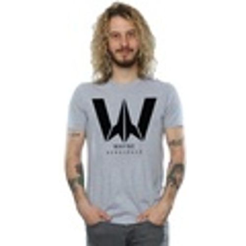 T-shirts a maniche lunghe Justice League Movie Wayne Aerospace - Dc Comics - Modalova