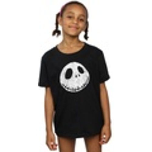 T-shirts a maniche lunghe Nightmare Before Christmas Jack Cracked Face - Disney - Modalova