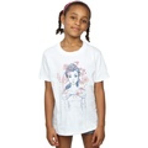 T-shirts a maniche lunghe Belle Lumiere Sketch - Disney - Modalova