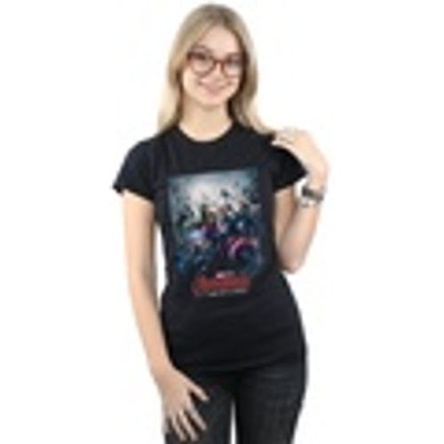 T-shirts a maniche lunghe Avengers Age Of Ultron Poster - Marvel Studios - Modalova
