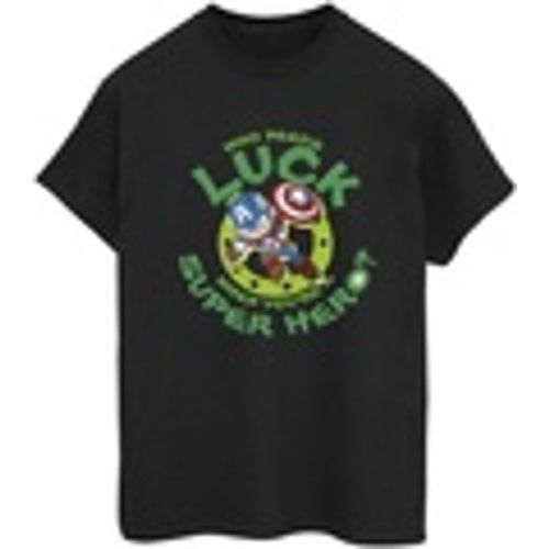 T-shirts a maniche lunghe St Patrick's Day Captain America Luck - Marvel - Modalova