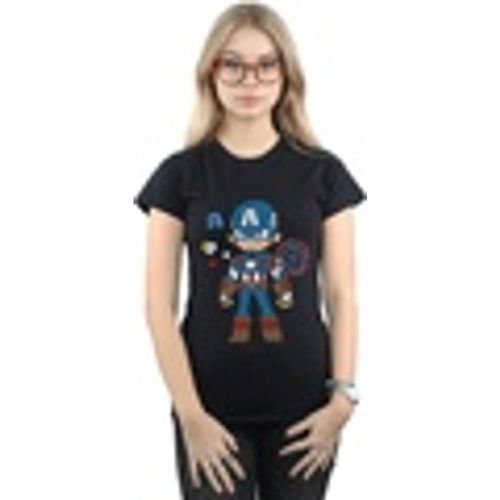 T-shirts a maniche lunghe Captain America Sketch - Marvel - Modalova
