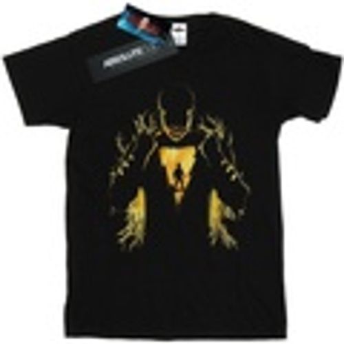 T-shirts a maniche lunghe Shazam Lightning Silhouette - Dc Comics - Modalova
