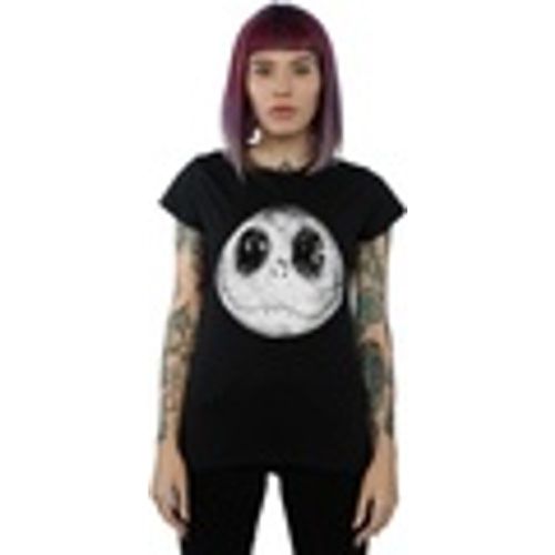 T-shirts a maniche lunghe Nightmare Before Christmas Jack Moon Face - Disney - Modalova