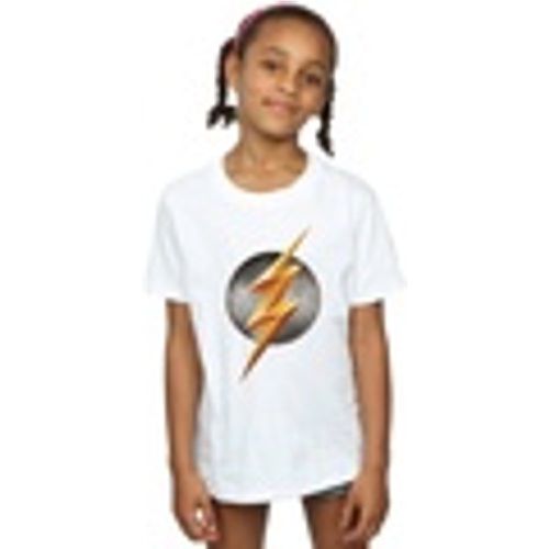 T-shirts a maniche lunghe Justice League Movie Flash Emblem - Dc Comics - Modalova