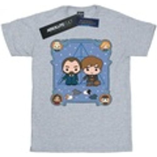 T-shirts a maniche lunghe Chibi Newt And Dumbledore - Fantastic Beasts - Modalova