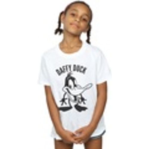 T-shirts a maniche lunghe Daffy Duck Large Head - Dessins Animés - Modalova