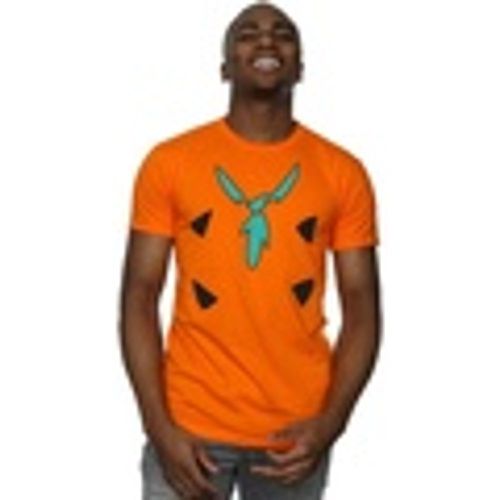 T-shirts a maniche lunghe Fred Flintstone Costume Print - The Flintstones - Modalova