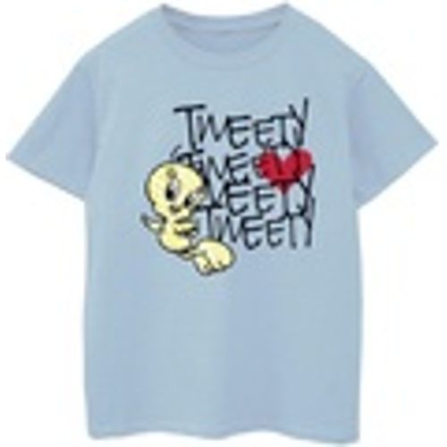 T-shirts a maniche lunghe Tweety Love Heart - Dessins Animés - Modalova