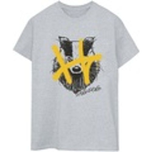 T-shirts a maniche lunghe Hufflepuff - Harry Potter - Modalova