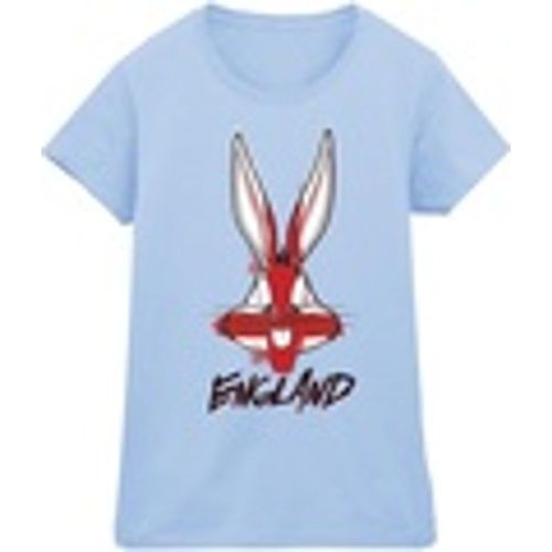 T-shirts a maniche lunghe Bugs England Face - Dessins Animés - Modalova