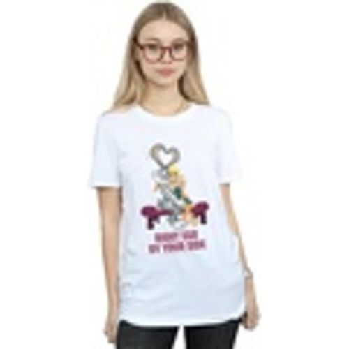 T-shirts a maniche lunghe Bugs And Lola Valentine's Cuddle - Dessins Animés - Modalova