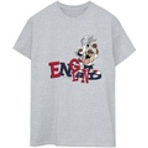 T-shirts a maniche lunghe Bugs Taz England - Dessins Animés - Modalova