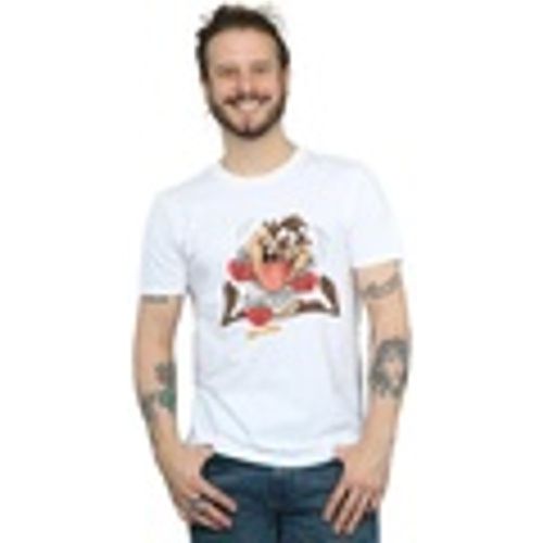 T-shirts a maniche lunghe Taz Valentine's Day Madly In Love - Dessins Animés - Modalova