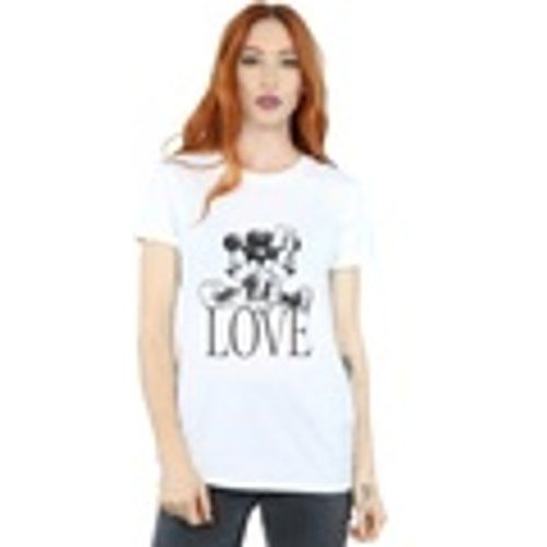 T-shirts a maniche lunghe Mickey And Minnie Mouse Love - Disney - Modalova
