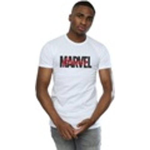 T-shirts a maniche lunghe Red Font Logo - Marvel - Modalova