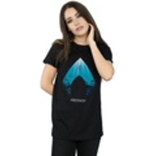 T-shirts a maniche lunghe Aquaman Ocean Logo - Dc Comics - Modalova