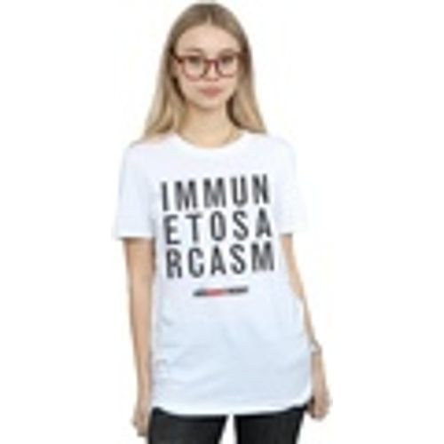 T-shirts a maniche lunghe Immune To Sarcasm - The Big Bang Theory - Modalova