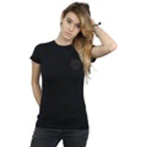 T-shirts a maniche lunghe Black Panther Black On Black Chest Print - Marvel - Modalova