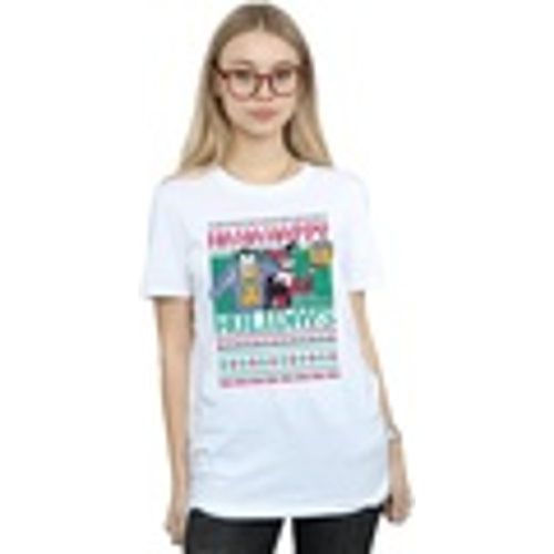 T-shirts a maniche lunghe Joker And Harley Quinn Ha Ha Happy Holidays - Dc Comics - Modalova