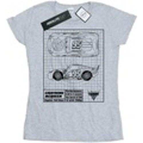 T-shirts a maniche lunghe Cars Lightning McQueen Blueprint - Disney - Modalova