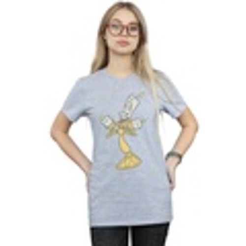 T-shirts a maniche lunghe Beauty And The Beast Lumiere Distressed - Disney - Modalova