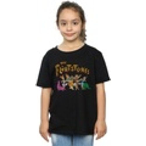 T-shirts a maniche lunghe Group Distressed - The Flintstones - Modalova