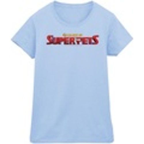 T-shirts a maniche lunghe DC League Of Super-Pets Movie Logo - Dc Comics - Modalova