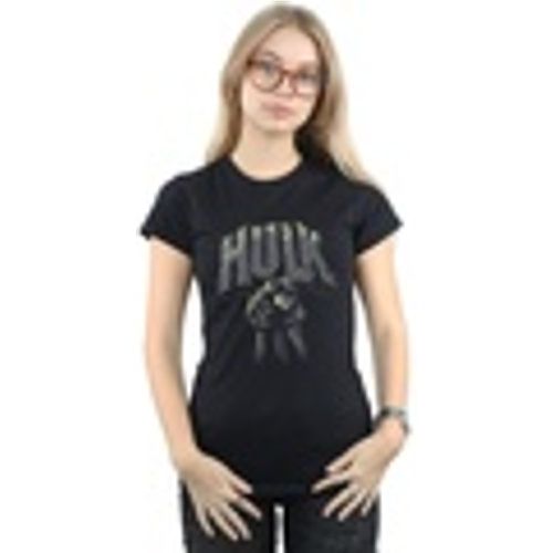 T-shirts a maniche lunghe Hulk Punch Logo - Marvel - Modalova