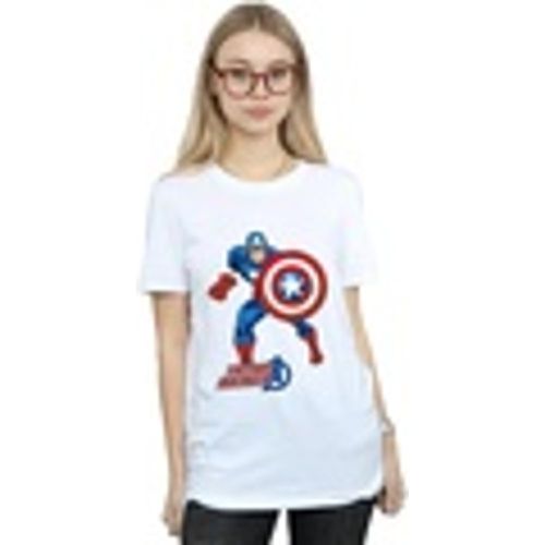 T-shirts a maniche lunghe Captain America The First Avenger - Marvel - Modalova