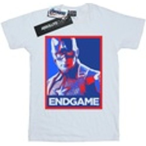 T-shirts a maniche lunghe Avengers Endgame Captain America Poster - Marvel - Modalova
