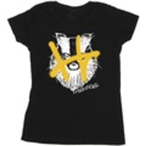 T-shirts a maniche lunghe Hufflepuff Pop Spray - Harry Potter - Modalova