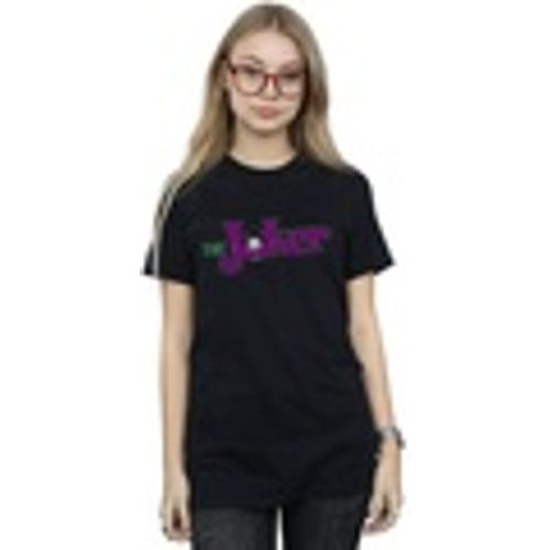 T-shirts a maniche lunghe The Joker Text Logo - Dc Comics - Modalova