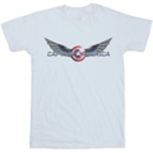 T-shirts a maniche lunghe Falcon And The Winter Soldier Captain America Logo - Marvel - Modalova