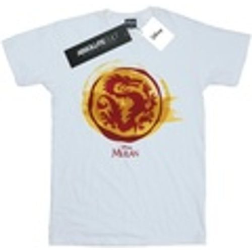 T-shirts a maniche lunghe Mulan Courage Dragon Symbol - Disney - Modalova