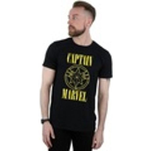 T-shirts a maniche lunghe Captain Grunge Logo - Marvel - Modalova